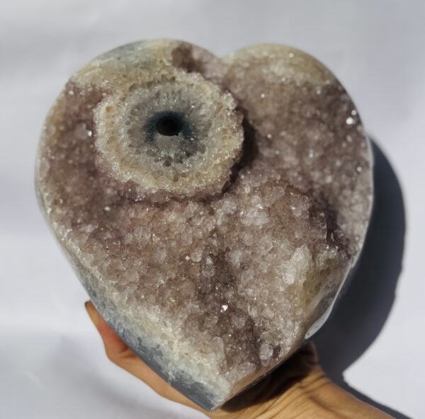 Corazón de amatista