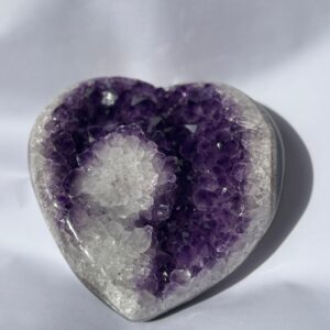 Corazón de amatista