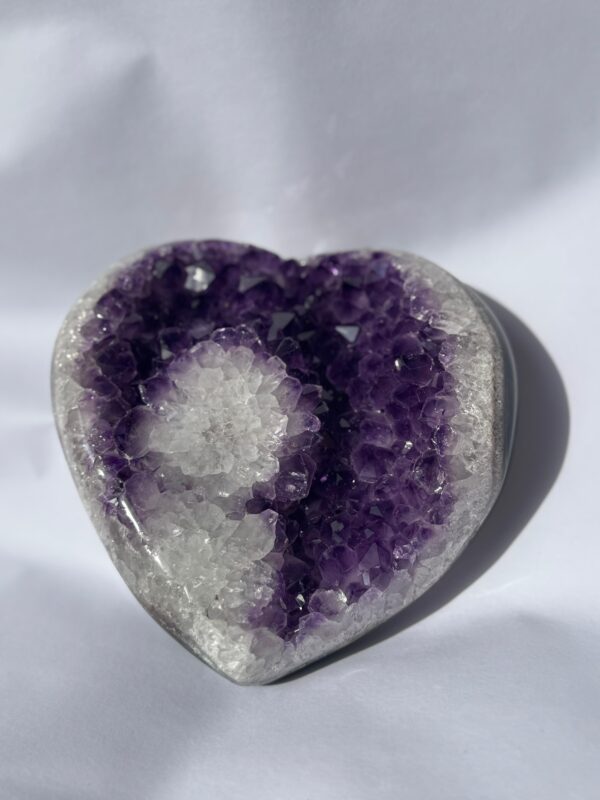 Corazón de amatista